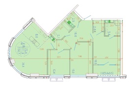 Продается 4-комнатная квартира ЖК Девелопмент-Плаза, 114.7  м&sup2;, 31668000 рублей