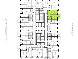 Продается 1-комнатная квартира ЖК Сокольники, литер 10, 40.88  м&sup2;, 5314400 рублей