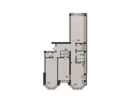 Продается 3-комнатная квартира ЖК Ламвер, 82.3  м&sup2;