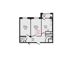 Продается 2-комнатная квартира ЖК Фоменко, 60.63  м&sup2;