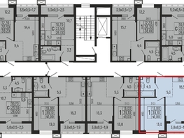 Продается 1-комнатная квартира ЖК Звезды, литер 9, 41 м², 5002000 рублей