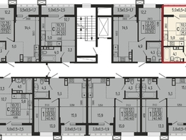 Продается Студия ЖК Звезды, литер 9, 25.6 м², 3791000 рублей
