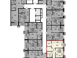 Продается 2-комнатная квартира ЖК Звезды, литер 11, 63.8 м², 7721000 рублей