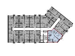 Продается 1-комнатная квартира ЖК Звезды, литер 11, 45.9 м², 5968000 рублей