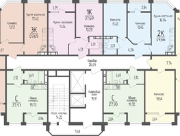 Продается 1-комнатная квартира ЖК Портрет 2, 37.69  м², 6040000 рублей