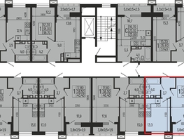 Продается 1-комнатная квартира ЖК Звезды, литер 9, 40.4  м&sup2;, 7758000 рублей