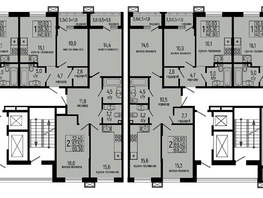 Продается 1-комнатная квартира ЖК Звезды, литер 10, 48.8  м&sup2;, 6590000 рублей