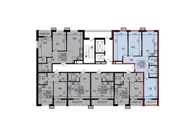 Продается 3-комнатная квартира ЖК Звезды, литер 11, 87.7  м&sup2;, 10879000 рублей