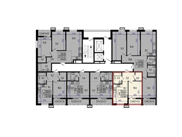 Продается 1-комнатная квартира ЖК Звезды, литер 11, 38.6  м&sup2;, 5253000 рублей