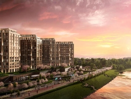 Продается 1-комнатная квартира ЖК Green Apple (Грин эпл), блок 1, 35.8  м&sup2;, 8233999 рублей