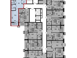 Продается 2-комнатная квартира ЖК Звезды, литер 11, 68.5  м&sup2;, 12467000 рублей