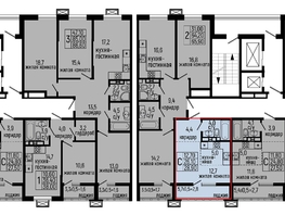Продается Студия ЖК Звезды, литер 10, 28.9  м&sup2;, 4682000 рублей