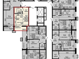 Продается Студия ЖК Звезды, литер 11, 25.2  м&sup2;, 5092000 рублей
