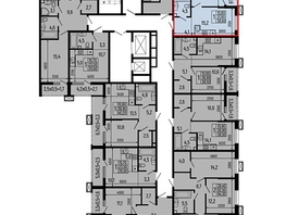 Продается 1-комнатная квартира ЖК Звезды, литер 11, 38.6  м&sup2;, 5446000 рублей