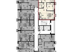 Продается 2-комнатная квартира ЖК Звезды, литер 11, 65.1  м&sup2;, 11850000 рублей