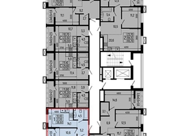 Продается 1-комнатная квартира ЖК Звезды, литер 11, 38.6  м&sup2;, 5603000 рублей