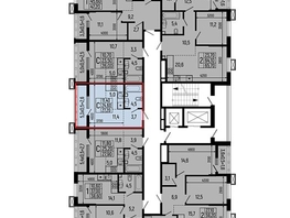 Продается Студия ЖК Звезды, литер 11, 27.2  м&sup2;, 4221000 рублей