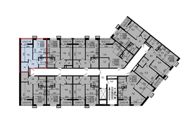 Продается 1-комнатная квартира ЖК Звезды, литер 11, 39.8  м&sup2;, 5734000 рублей