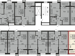 Продается 1-комнатная квартира ЖК Звезды, литер 12, 37.4  м&sup2;, 7182000 рублей