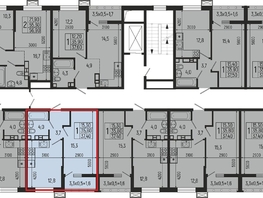 Продается 1-комнатная квартира ЖК Звезды, литер 12, 37.4  м&sup2;, 5711000 рублей