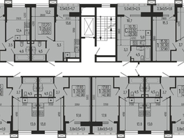 Продается 1-комнатная квартира ЖК Звезды, литер 9, 43.1  м&sup2;, 6126000 рублей