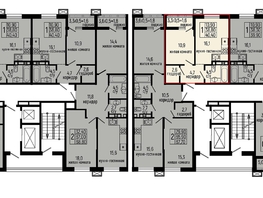 Продается 1-комнатная квартира ЖК Звезды, литер 10, 40.4  м&sup2;, 7758000 рублей
