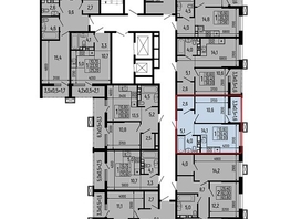 Продается 1-комнатная квартира ЖК Звезды, литер 11, 38  м&sup2;, 5548000 рублей