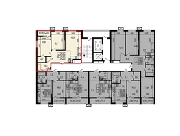 Продается 2-комнатная квартира ЖК Звезды, литер 11, 64.2  м&sup2;, 8241000 рублей