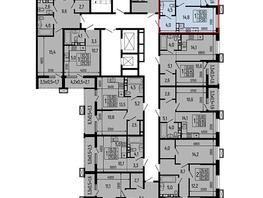 Продается 1-комнатная квартира ЖК Звезды, литер 11, 37.9  м&sup2;, 5460000 рублей