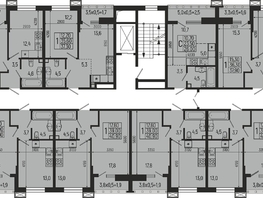 Продается 1-комнатная квартира ЖК Звезды, литер 9, 43.1  м², 5207000 рублей