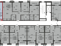 Продается 2-комнатная квартира ЖК Звезды, литер 12, 63.5  м², 7093000 рублей