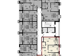 Продается 2-комнатная квартира ЖК Звезды, литер 11, 61  м², 6527000 рублей