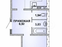 Продается 1-комнатная квартира Героя Яцкова И.В. ул, 44  м², 4650000 рублей