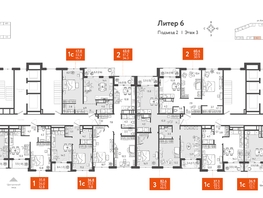 Продается 2-комнатная квартира ЖК Все Свои VIP, литера 6, 68.75 м², 15915625 рублей