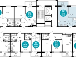 Продается 1-комнатная квартира ЖК Лестория, дом 1, 38.6 м², 20982960 рублей
