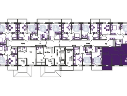 Продается 3-комнатная квартира ЖК Улыбка, литера 1, 64.1  м², 8890670 рублей