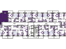 Продается 2-комнатная квартира ЖК Улыбка, литера 1, 43.4  м², 7347620 рублей