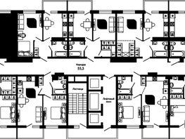 Продается 2-комнатная квартира ЖК Отражение, 2 очередь литера 3, 63.2  м², 8223600 рублей