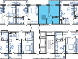 Продается 1-комнатная квартира ЖК Облака-3, дом 1, 32.9 м², 7764400 рублей