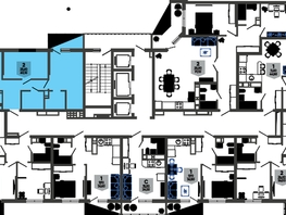 Продается 2-комнатная квартира ЖК Облака-3, дом 1, 60.1  м², 10727850 рублей