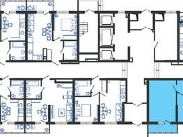 Продается 2-комнатная квартира ЖК Облака-3, дом 1, 59.7  м², 10053480 рублей