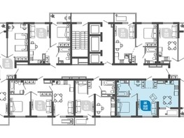 Продается 1-комнатная квартира ЖК Облака-2, блок секция 1-3, 47.4  м², 9719920 рублей