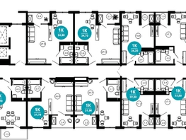 Продается 1-комнатная квартира АО Нескучный сад, корпус 1, 34.7 м², 41983530 рублей