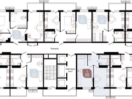 Продается 1-комнатная квартира ЖК Отражение, 2 очередь литера 4, 41.2 м², 5343640 рублей