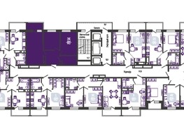 Продается 2-комнатная квартира ЖК Улыбка, литера 2, 56.3  м², 8411220 рублей