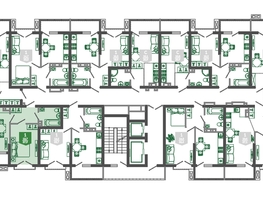 Продается 1-комнатная квартира ЖК Флора, 3 этап литера 4, 38.3  м&sup2;, 14859210 рублей