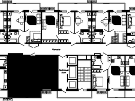 Продается 2-комнатная квартира ЖК Отражение, 2 очередь литера 4, 57.3  м&sup2;, 6914344 рублей