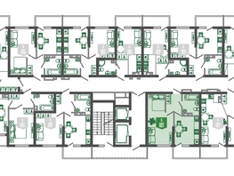 Продается 1-комнатная квартира ЖК Флора, 3 этап литера 5, 36.4  м², 14404000 рублей