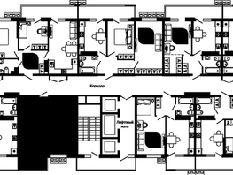 Продается 1-комнатная квартира ЖК Отражение, 2 очередь литера 4, 41.4  м&sup2;, 5753231 рублей