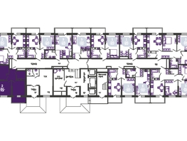 Продается 2-комнатная квартира ЖК Улыбка, литера 1, 45.9  м², 7128270 рублей